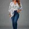 Chemise over size voile de coton