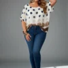 FB_IMG_1778160369709 Blouse à pois en voile doublé