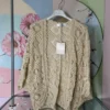 Gilet maille ajouré