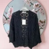 Gilet maille ajouré
